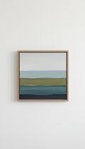 Seafoam Horizon framed painting