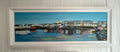 Hand finished canvas print Portrush Harbour